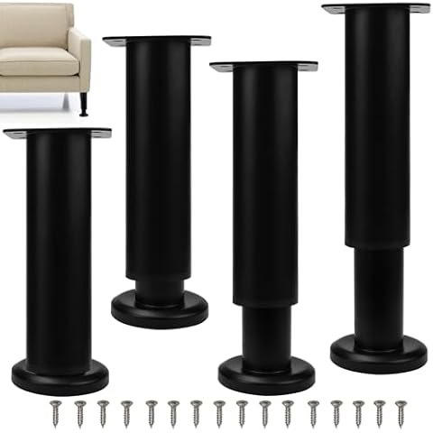 ADERTOS Adjustable Metal Furniture Legs Set Cover