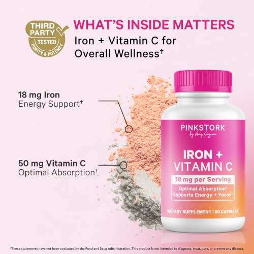 Pink Stork Iron Supplement for Women