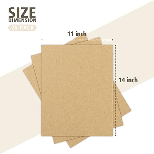 Image of Golden State Art 11x14 Corrugated Cardboard Sheets, 25 Pack | Flat Cardboard Pads, For Packing, Mailing, Moving, Shipping, Crafts
