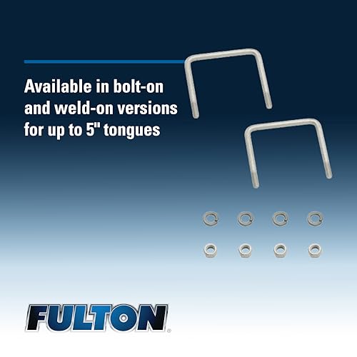 Image of Fulton 1413040134 F2 F2 Wide Track Boat Trailer Jack, 1,600 lbs. Lift Capacity, Sidewind, Bolt-On Side Mount, 10 Inch Travel, Ergonomic Design
