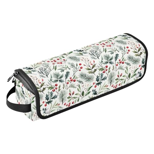 Bolsa de viaje para herramientas de cabello Spruce Branches Marble, resistente al calor para planchas, rizadores, accesorios para cuidado capilar organizador portátil miniatura 1