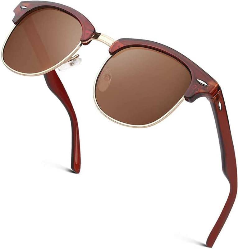 Image of CREEK Inferella CLUB MASTER Riding Glasses, 100% UV Protection, Mirrored Sunglasses For Men & Women CBM 12445