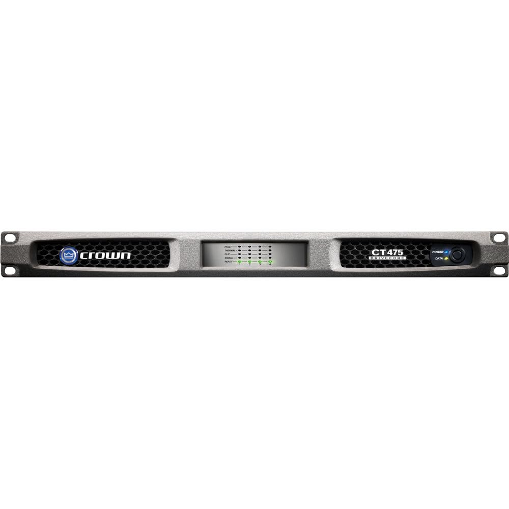 Crown CT 475 パワーアンプ AMCRON Amazon.com: Crown CT475 ComTech DriveCore Power Amplifier. 4