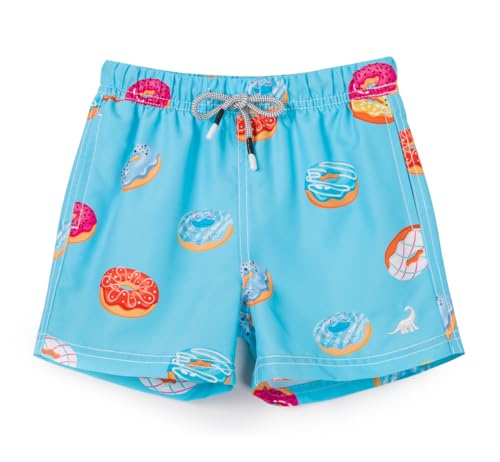 Image of SURF CUZ Surfcuz Little Boys Swim Trunks UPF 50+ Toddler Beach Shorts Swimsuit Kids Quick Dry Swimwear
