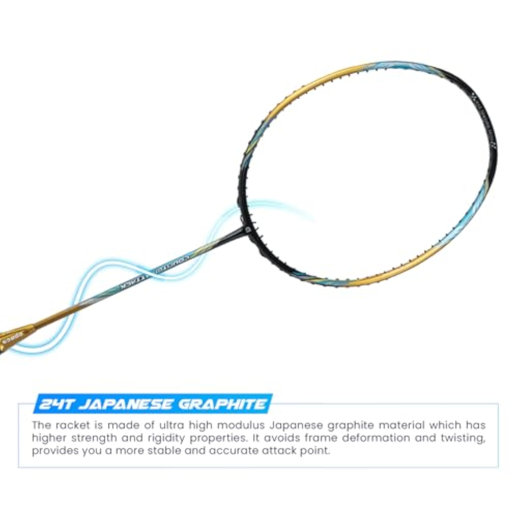 Counter Attack Ultralight Badminton Racket with Full Cover