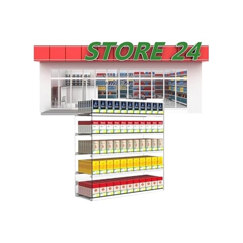 Étagère de présentoir à cigarettes pour magasins à poussoir automatique fluide