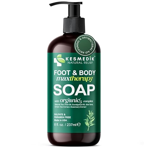 KESMEDIK Tea Tree Oil Soap Body Wash