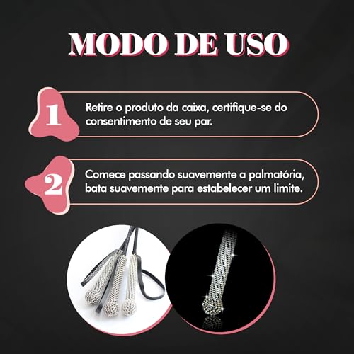 Chibata Com Cabo Em Strass - Coleção Fetiche Lovetoys