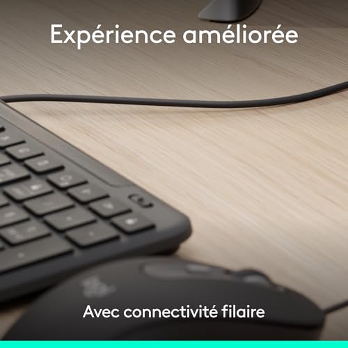Logitech WIRED KB K620 FOR BUSINESS - vue 3