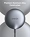 Anker MagSafe Charger Pad, MagGo iPhone 16 Wireless Charging Pad, Qi2 Certified 15W Wireless Charger, Compatible with iPhone 16/16 Plus/16 Pro/16 Pro Max/15/14/13/12 Series (USB-C Adapter Included)