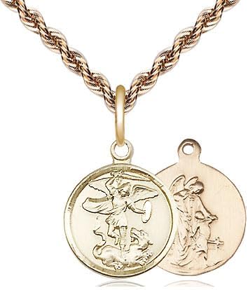 14kt Gold Filled Pendant on a 24 inch Gold Filled French Rope Chain.