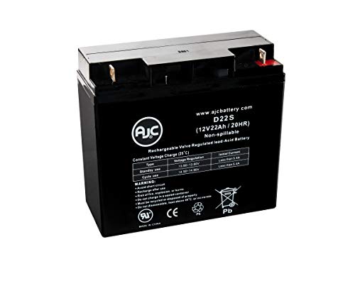 This is an AJC Battery Replacement for Black & Decker 90508-11 Lawn Mower 12V 22Ah Scooter Battery