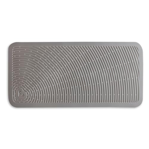 Munchkin Soft Spot Cushioned Non-Slip Baby Bath Mat, 36 x 17 Inch, Grey - image 6