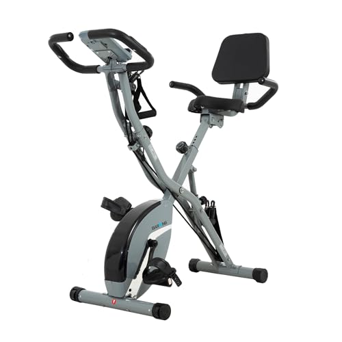 BARWING Stationary Exercise Bike for Home Workout, 5 IN 1 Foldable Indoor Cycling Bike for Seniors,...