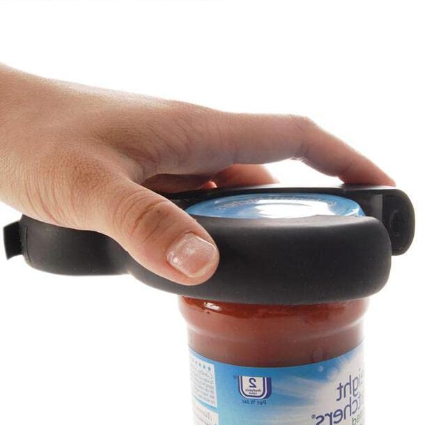 Easylife 6-in-1 Multi Opener - Jar, Bottle, Can & Packet Opening Tool, Black - Image 2