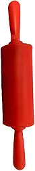 Rolinho Pequeno de Massa Silicone 22cm Pasta Americana Confeitaria (Vermelho)