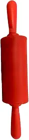 Rolinho Pequeno de Massa Silicone 22cm Pasta Americana Confeitaria (Vermelho)