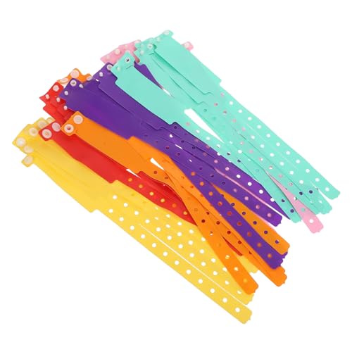 iplusmile Pulseras Identificativas Impermeables PVC Duraderas y Ajustables Pulseras de Entrada para Adultos con Escritura Manual Rápida para Hospitales Bares y Parques Acuáticos