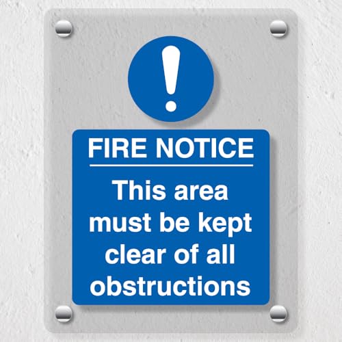 Panneau de sécurité incendie acrylique transparent Perspex 150x200 v safety
