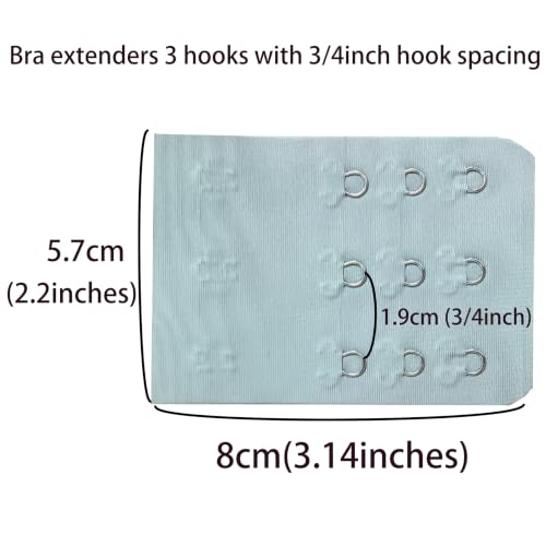 Image of SAMGU Women's Bra Extenders 2 Hook /3 Hook /4 Hook /5 Hook /6 Hook Soft Stretchy