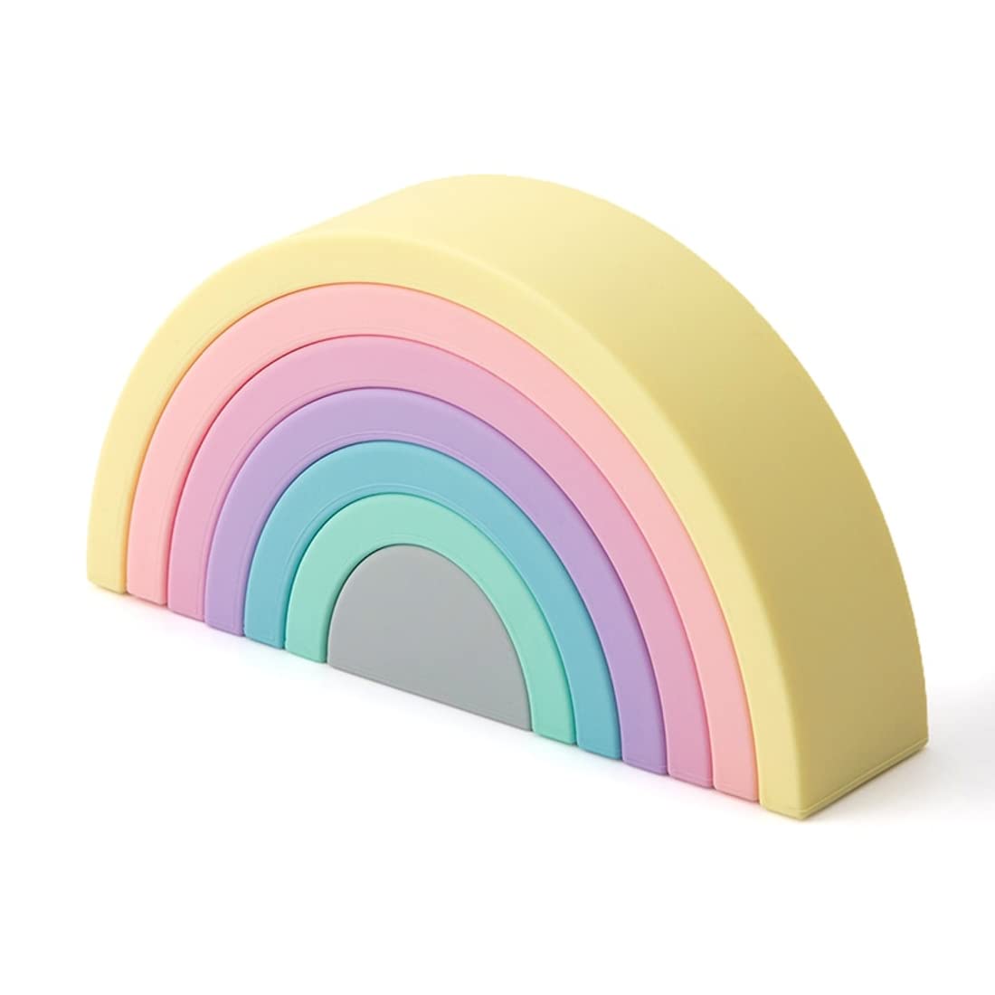 See full amazon price history chart for GUCHIGU Silicone Stacking Toy for Baby, 7 pcs Colorful and Fun Educational, Rainbow Shaped Stack up Cup Silicone Soft and Teething Toy for Toddlers (ST2138B, Multicolor) GUCHIGU Silicone Stacking Toy for Baby, 7 pcs Colorful and Fun Educational, Rainbow Shaped Stack up Cup Silicone Soft and Teething Toy for Toddlers (ST2138B, Multicolor) (B0BX3T256D) Amazon Price History, Amazon Price Tracker