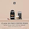 Nespresso Pixie Coffee Pod Machine by Krups, Compact Espresso Maker for Original Pods, 19-Bar High Pressure, Fast Heat-Up, Energy Saving, Auto Shut-Off, Recyclable Pods in Dark Green