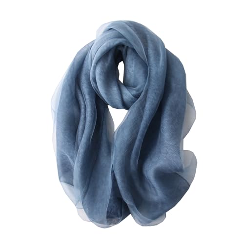 Lzylvta Silk Wool Scarf Fluffy air Soft scarf Lightweight Women's Scarves Elegant autumn/winter...