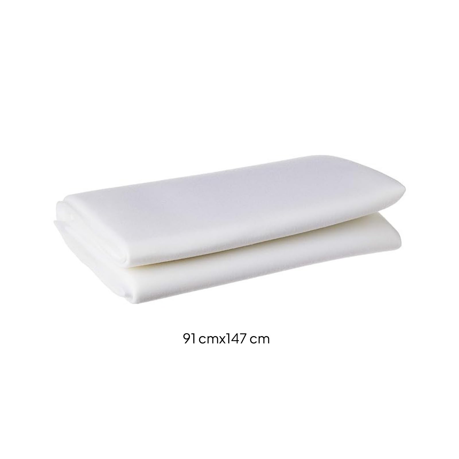 Hoja Espuma Estabilizante para Labores Aguja con una Autoadhesiva Espuma Polietileno Flexible y Resistente al Lavado Acuada para Acolchados Creativos y Moda, 91x147cm