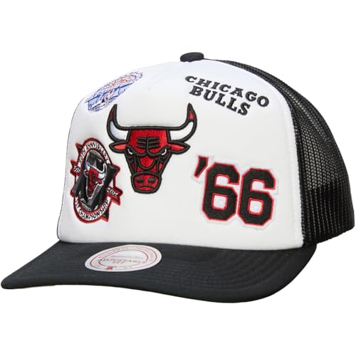 Casquette Chicago Bulls Mitchell & Ness trucker anti-transpiration ajustable été