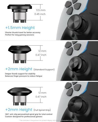 Image of Metal Thumbsticks & Back Paddles for PS5 Edge Controller