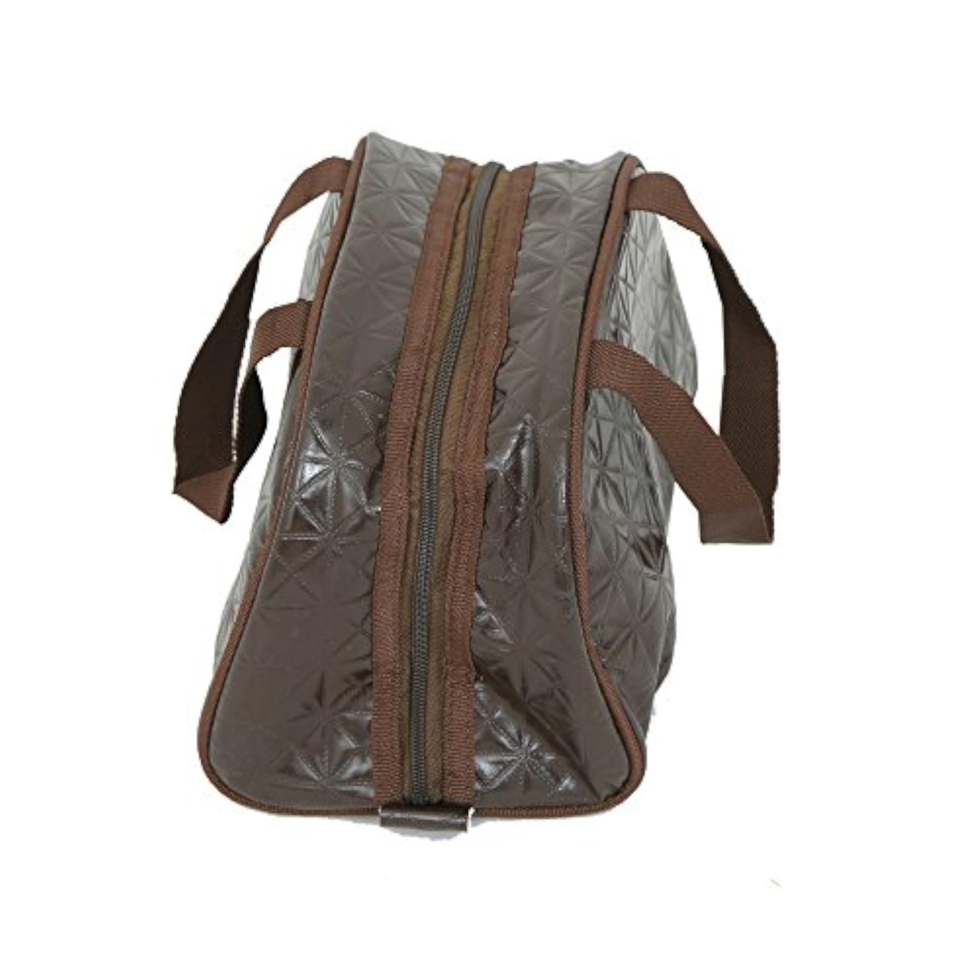 Leather 18 cms Brown Travel Bag