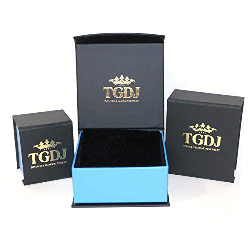 TGDJ 14K Yellow Gold Religious Cross of Caravaca Pendant - Crucifix Charm Polish Finish - Handmade Spiritual Symbol - Fine Jewelry - Unisex - 27 x 19 mm, 2.1 gms4