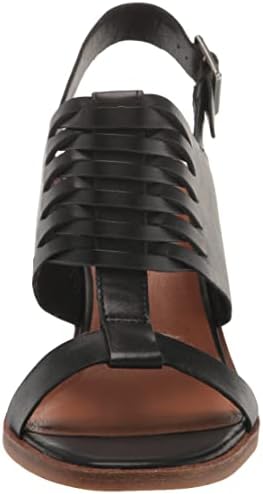 Lucky Brand Women's Lemia Cut Out Sandal Heeled, Black, 11 | Image 1