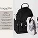Baggallini womens New Classic Heritage With Rfid Phone Wristlet All Day Backpack, Black, One Size US