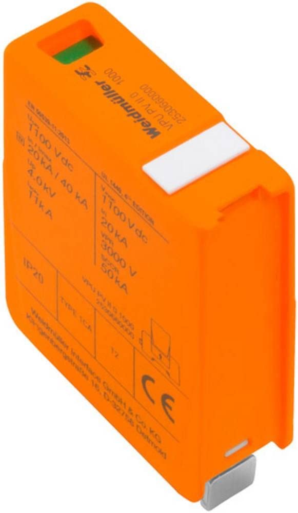 Weidmüller 2530660000 VPU PV II 0 1000 ogranicznik przepięć wtykowy ochrona przeciwprzepięciowa
