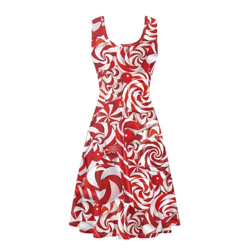 Image of TOADDITDO Womens Summer Sleeveless Tank Dress with 2 Side Pockets XS-4XL Plus Size
