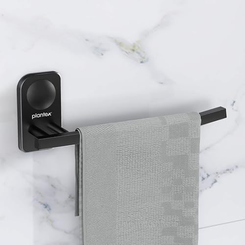 Image of Plantex Stainless Steel Napkin Hanger for Washbasin /Napkin Holder for Bathroom /Towel Ring /Bathroom Accessories - Pack of 1 (Black)