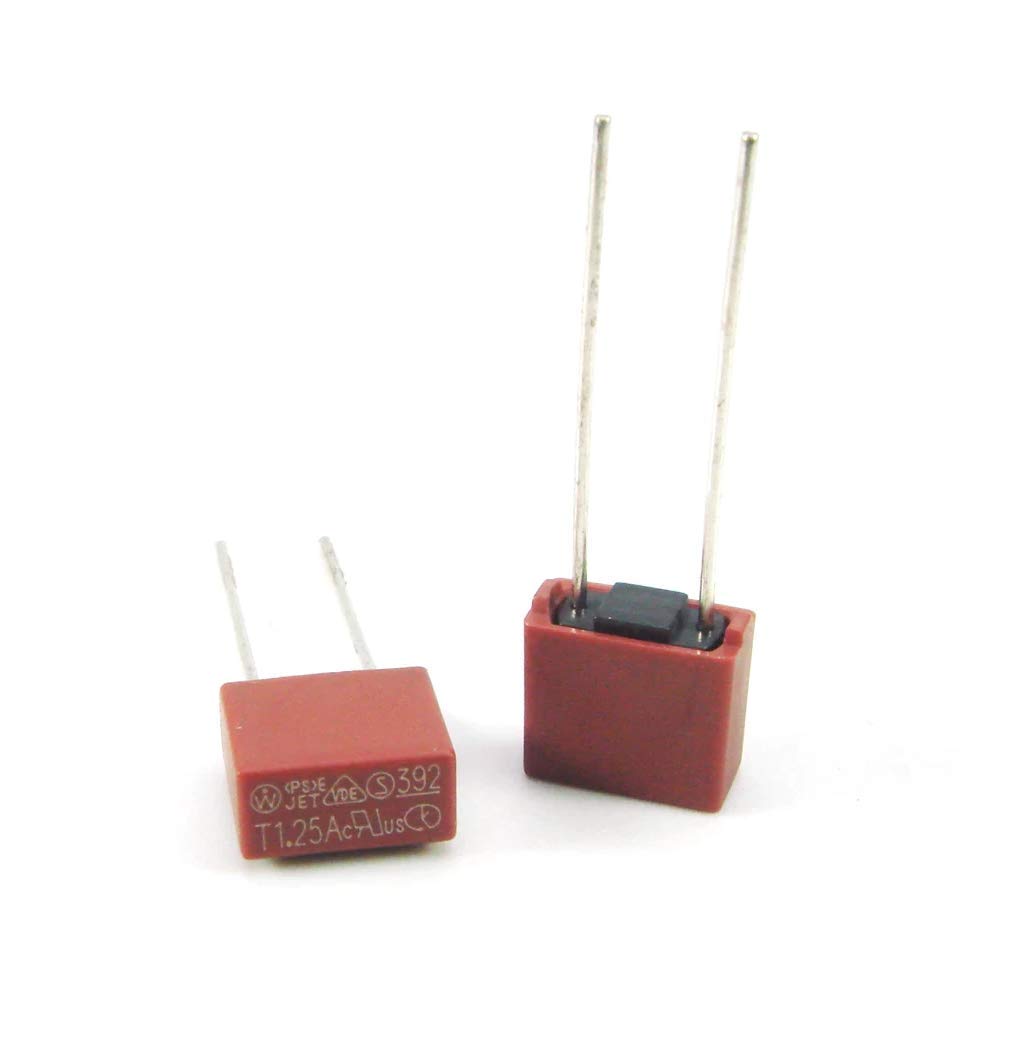 centiot - solid state square body 250v - slow blow miniature fuse - for 392 series lcd tv power board (1.25a)