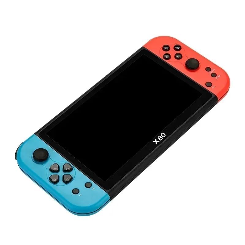 New World X80 Hand Video Games Console Handheld Game Player 7 Inch Full-Color Disply Built-in 20000+Games TV output 8 Emulator Support PS1-image-26