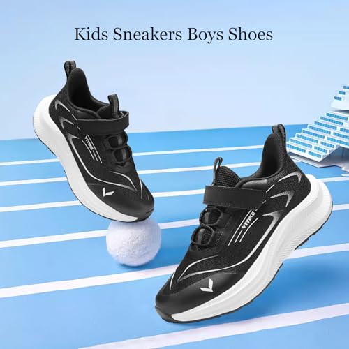 Image of JMFCHI Boys Girls Kids Sneakers Knitted Mesh Running Tennis Athletic Shoes | Breathable,Lightweight,Comfortable,Non-slip,Easy wear,Casual fashion,Indoor outdoor,Gym sport,Daily play,Little /Big Kid