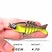 HUFFA 6 Jointed Swimbait Sinking Wobblers Fishing Lures Crankbait for Pike Hard Artificial Baits Trout Bass Fishing Tackle Lure (Color : CC21-13)