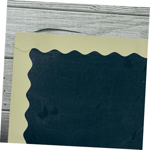 Borde festoneado para tablón de anuncios, bordes para cartulinas y papel decorativo Mikikit 7