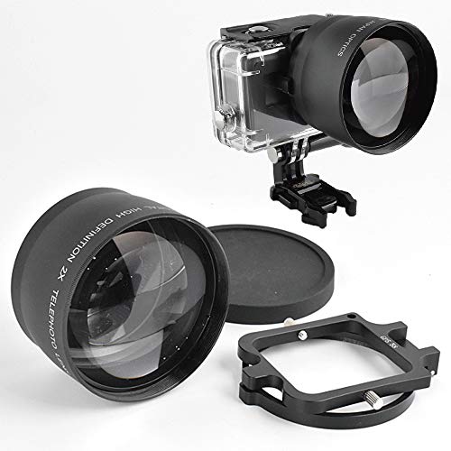 GLIDER GoPro �S�[�v���p �A�N�Z�T���[ �]�������Y 58mm 2�{�Y�[�������Y ����HERO7Black/6�p�h���n�E�W���O�S�Ή� �V���b�N���t�� GLD9801MJ28-58