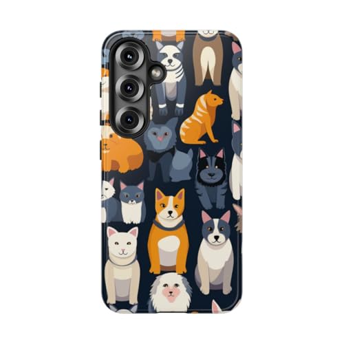 Coque Samsung S25 chat chien pour égayer vos photos de famille