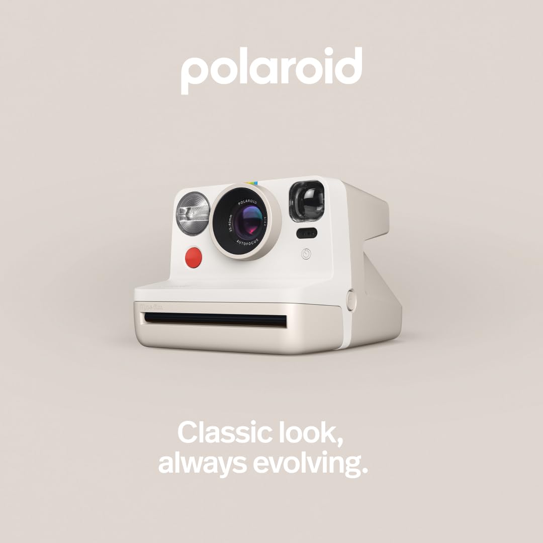 Polaroid Now 9130 Aparat błyskawiczny typu I Vintage biały