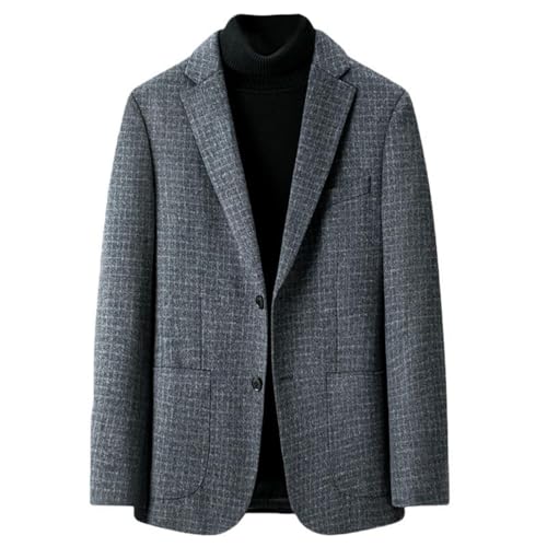 Blazer polyvalent homme en laine et cachemire thermorégulateur à revers