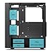 DARKROCK EC2 Black ATX Mid Tower PC Case, Type-C Ready, Supports 50 Series Graphics Cards, Tempered Glass Side Panel, up to 8 x 120mm Cooling Fans & 1 x 360mm Radiator, 1 x Pre-Installed Fan