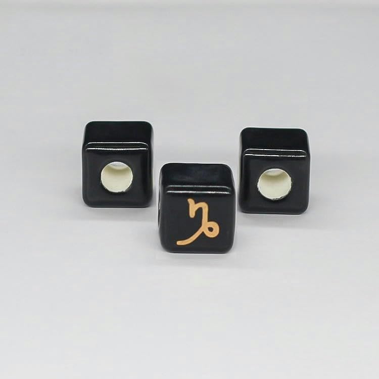 5. Materiale: queste perle a foro grande sono realizzate in porcellana di alta qualità, superficie liscia e lucida con motivo chiaro, il colore non sbiadisce.