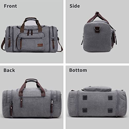 Fresion Weekender Reisetasche aus Canvas Sporttasche für Reisen
