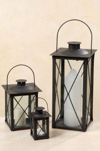 KUHEIGA Laterne aus Metall 3er -Set